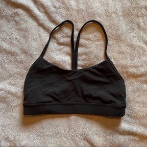 Lululemon Flow Y Bra Nulu 6 Black